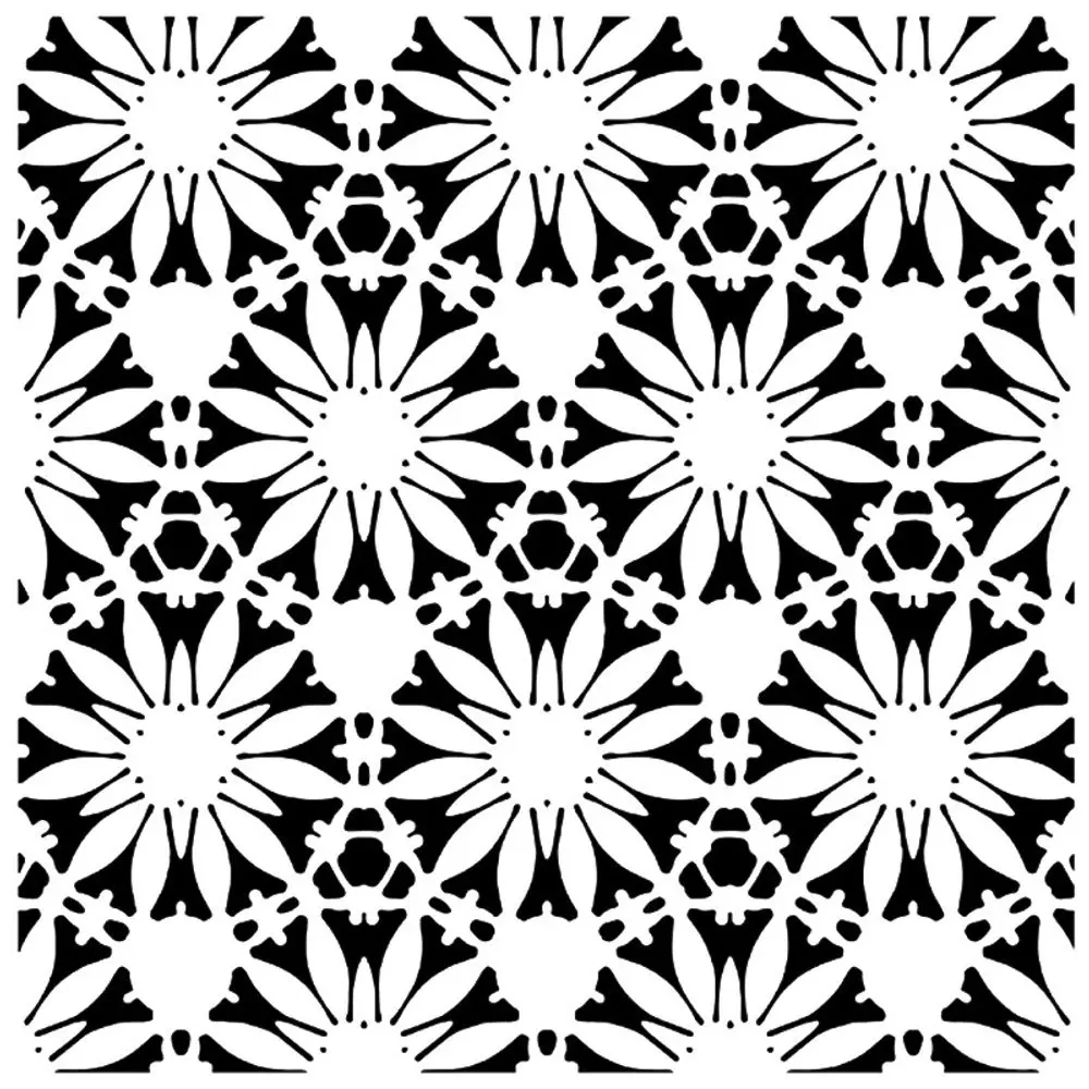 The Crafter´s Workshop Šablona TCW - Tuscan Floral - VYBERTE VELIKOST - Šablona TCW 12"x12" (30,5x30,5 cm) - Tuscan Floral
