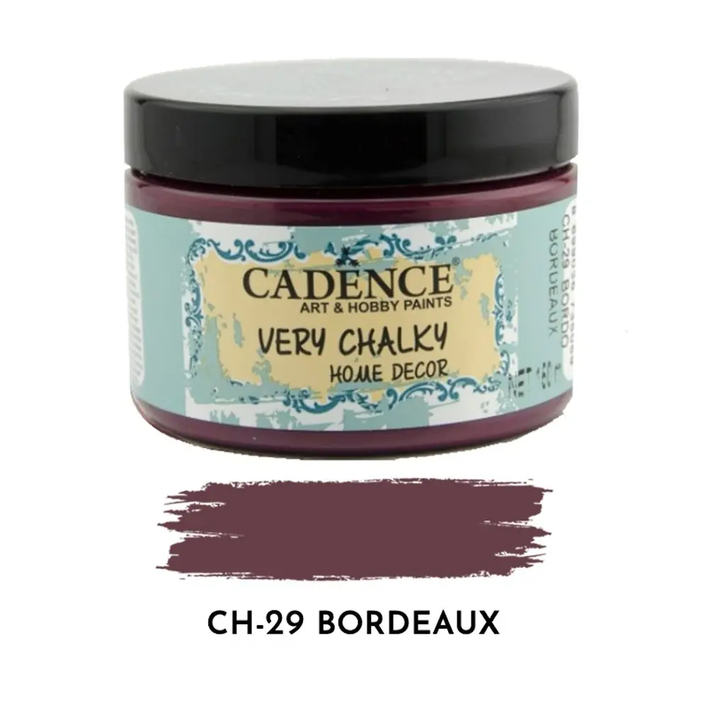 Cadence Křídová barva Cadence Very Chalky, 150 ml - VYBERTE ODSTÍN - Křídová barva Cadence Very Chalky, 150 ml - bordeaux, vínová