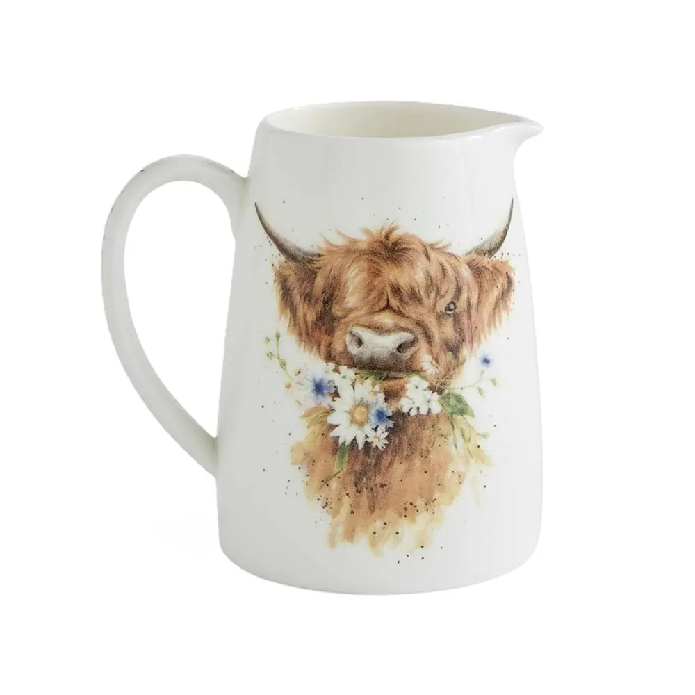 Wrendale Designs Porcelánový džbánek Wrendale Designs "Daisy Coo", 125 ml - Kráva