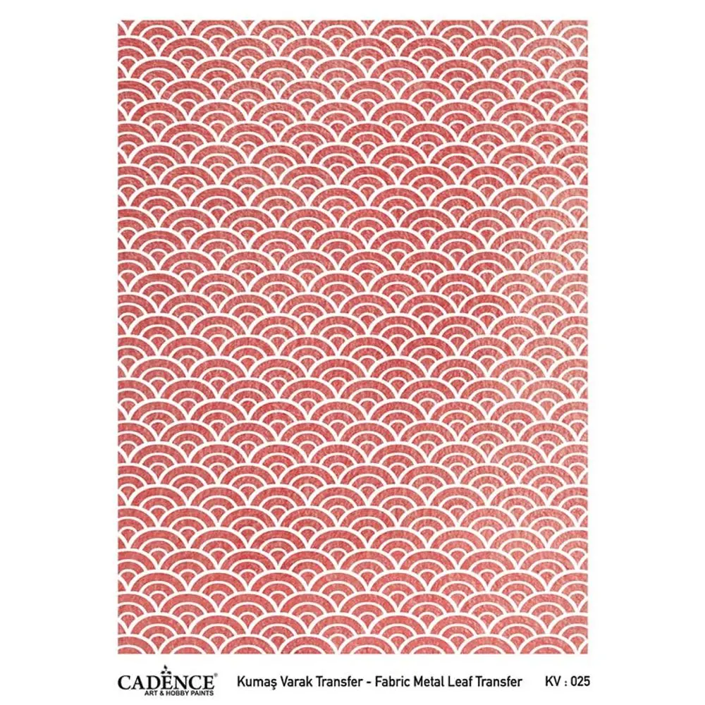 Cadence Transferový obrázek na textil Cadence, A3 - Měděné vlnky