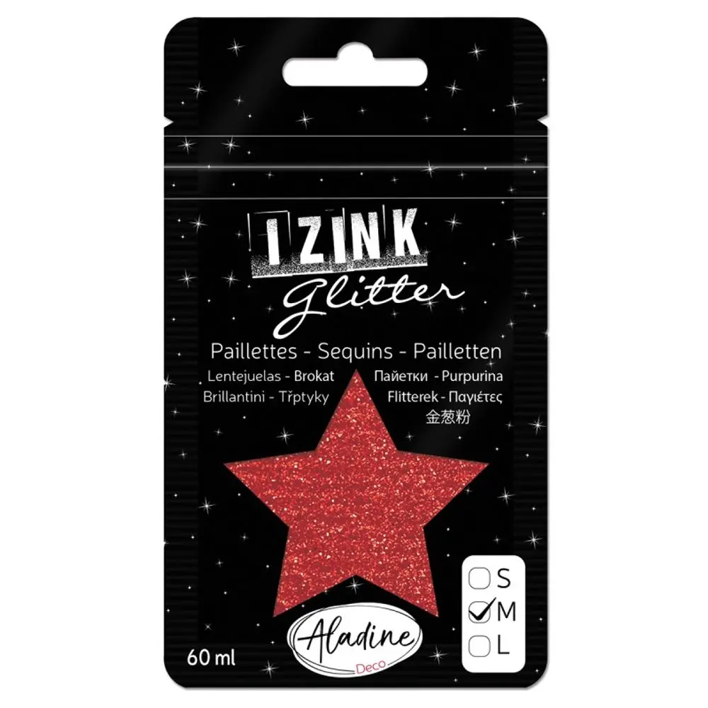 Aladine Třpytky Aladine Izink Glitter, 60 ml, vel. M - VYBERTE ODSTÍN - Třpytky Aladine Izink Glitter, 60 ml, vel. M -
