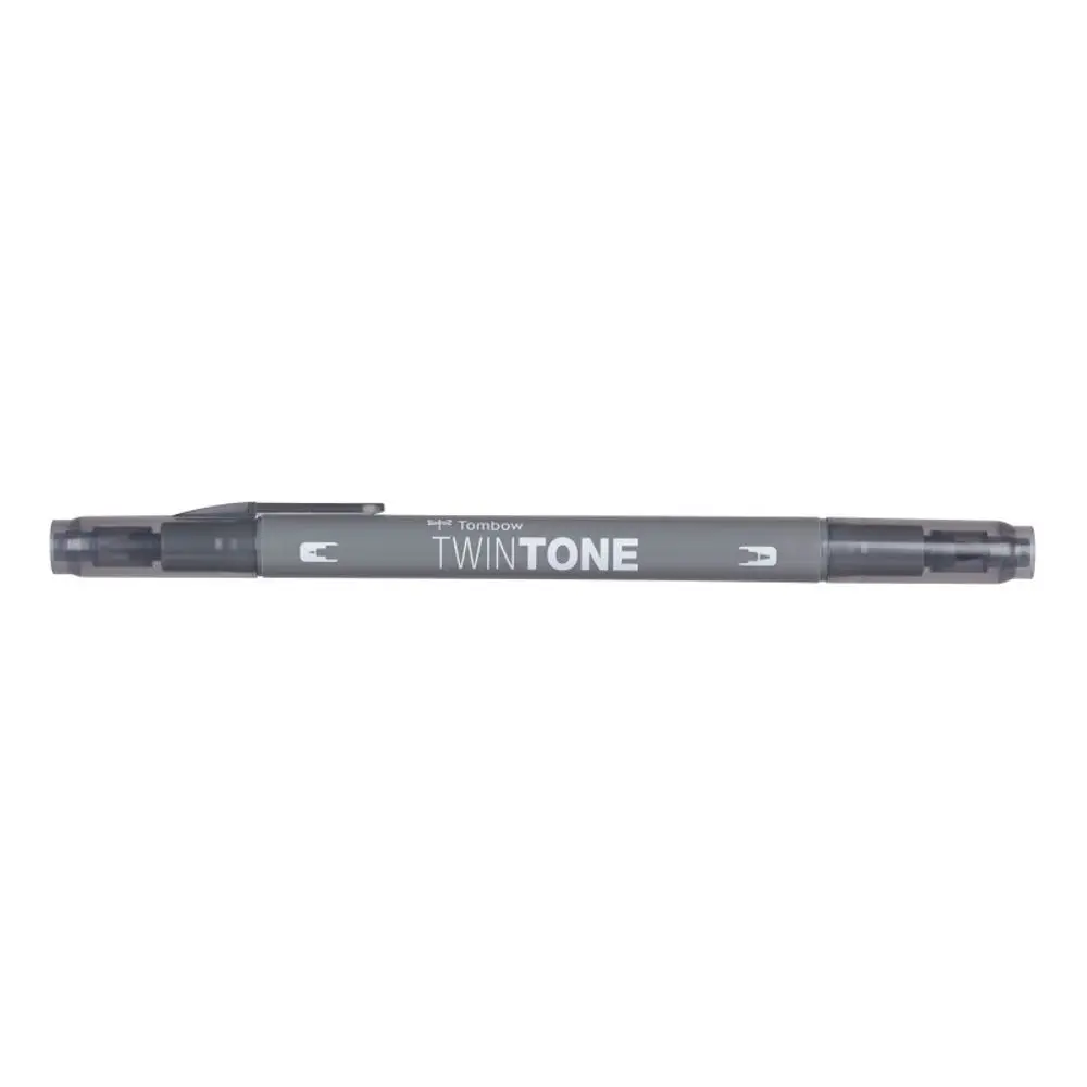 Tombow Oboustranný fix Tombow TwinTone - VYBERTE ODSTÍN - Oboustranný fix Tombow TwinTone - grey, šedý
