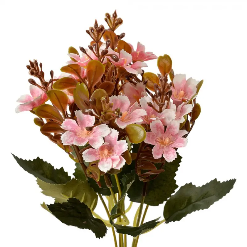 Umělá květina růžová Florieke – 33 cm