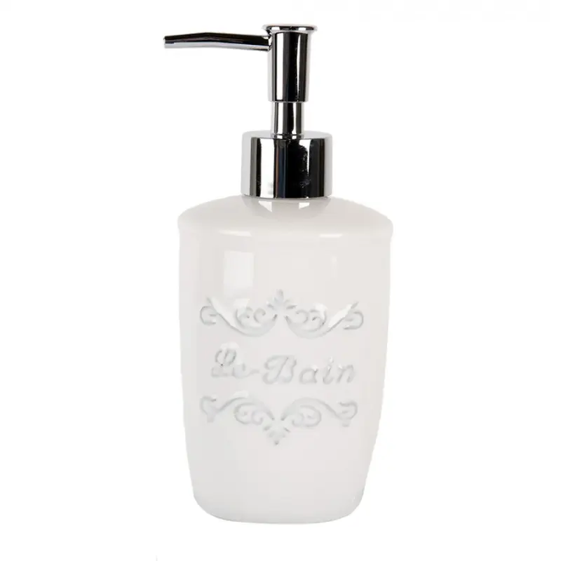 Keramický dávkovač na mýdlo s reliéfem Le Bain – 325 ml