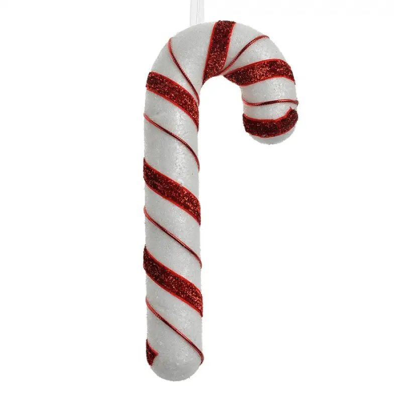 Vánoční závěsná ozdoba červeno-bílá cukrová hůlka Candy Cane – 20 cm