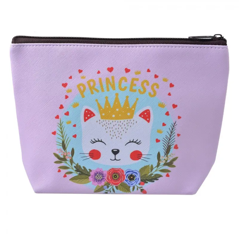 Kosmetická taštička s motivem kočičky Princess – 21x16 cm