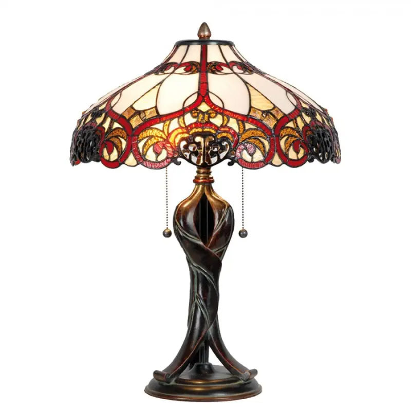 Stolní lampa Tiffany - Ø 41*56 cm Clayre & Eef