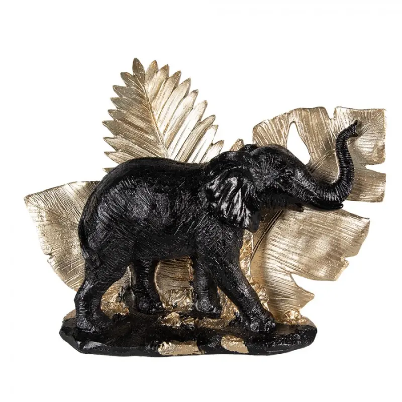 Dekorace Socha Elephant Black 25x10x18 cm – 25x10x18 cm