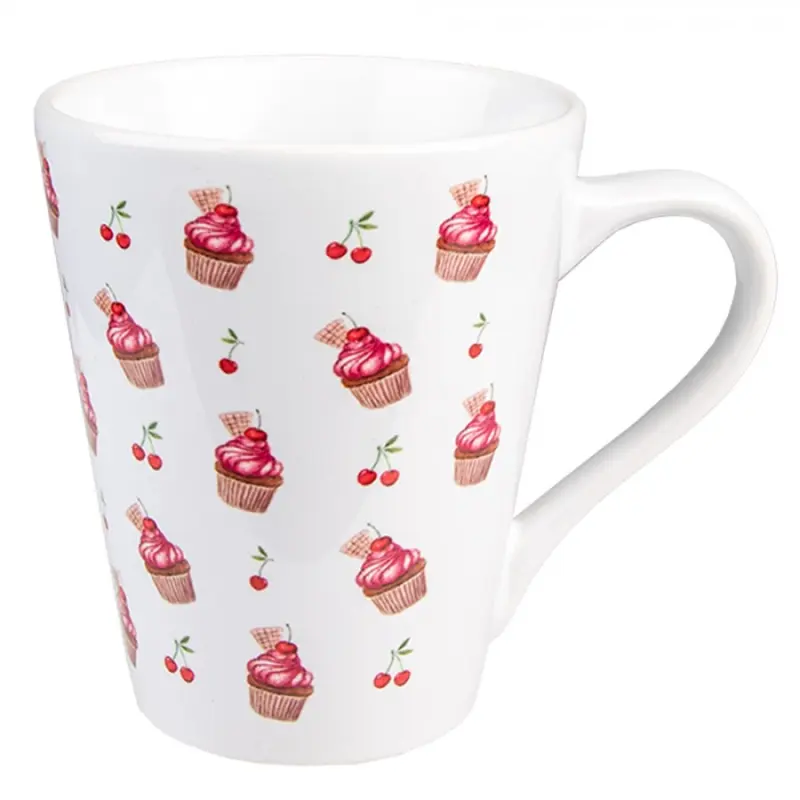 Keramický hrnek s dortíčky Cherry Cupcake – 300 ml