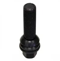 Šrouby na kola Mercedes-Benz M15x1,25x45mm černé, koule R14, klíč 17