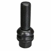 Šrouby na originální kola AUDI, PORSCHE, VW M14x1,5x37mm černé, koule R14, klíč 19
