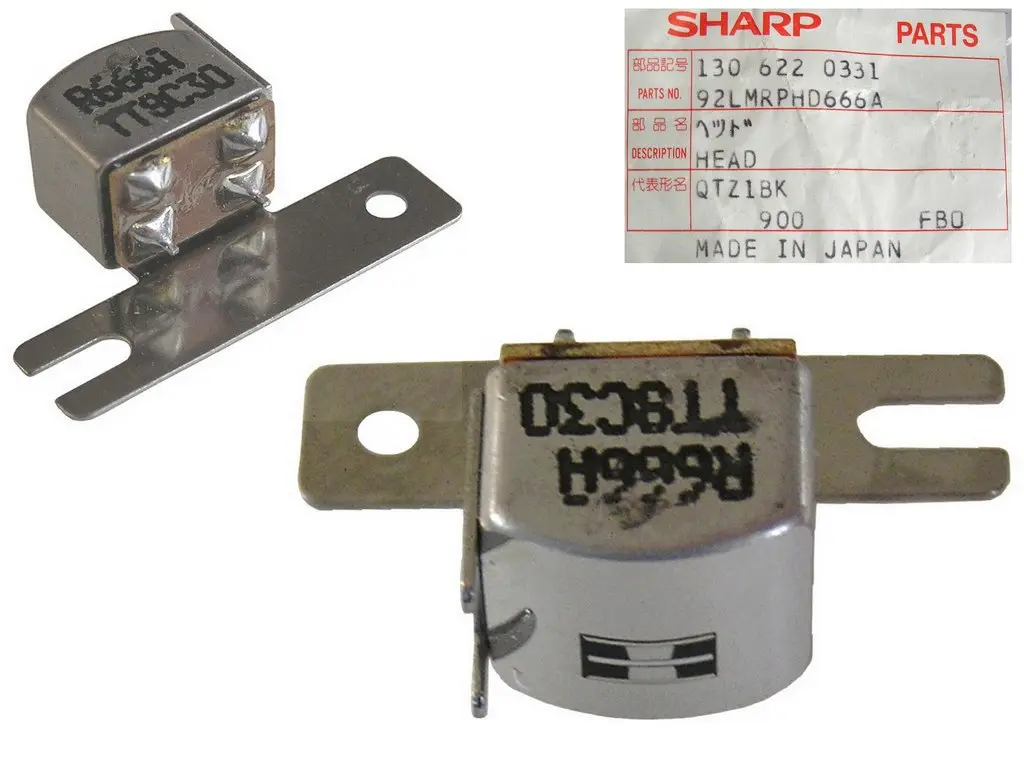 Hlava stereo 210 ohm 92LMRPHD666A / SHARP R666A , kazetové magnetofony