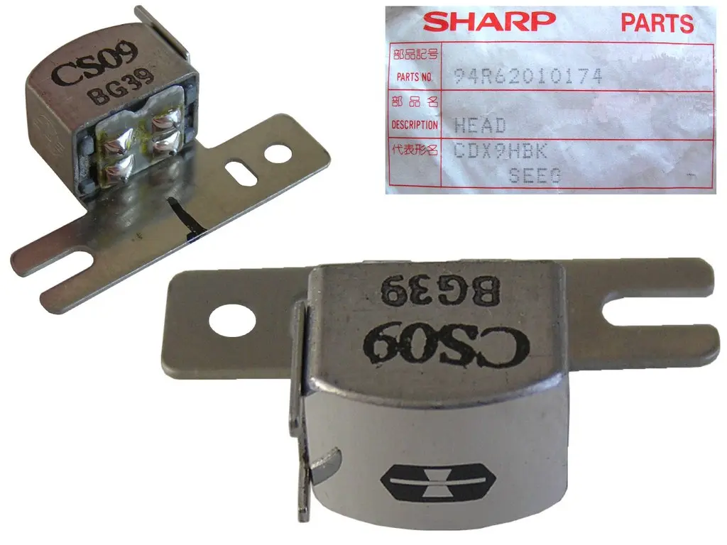 Hlava stereo 295 ohm 94R62010174 / CS09, kazetové magnetofony, vhodné pro Tesla Condor