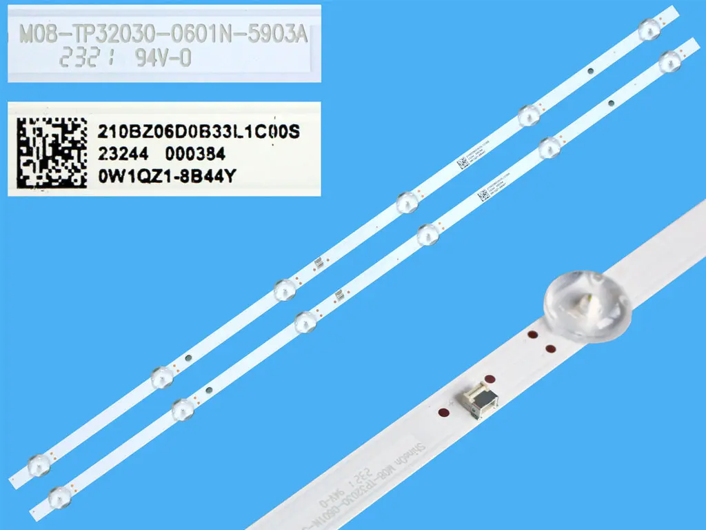 LED podsvit 596mm sada Philips 705TLB32B33L1C00S celkem 2 pásky / 6 D-LED Backlight - 6D-LED M08-TP32030-0601N-5903A / 210BZ06D0B33L1C00S / 996592302336