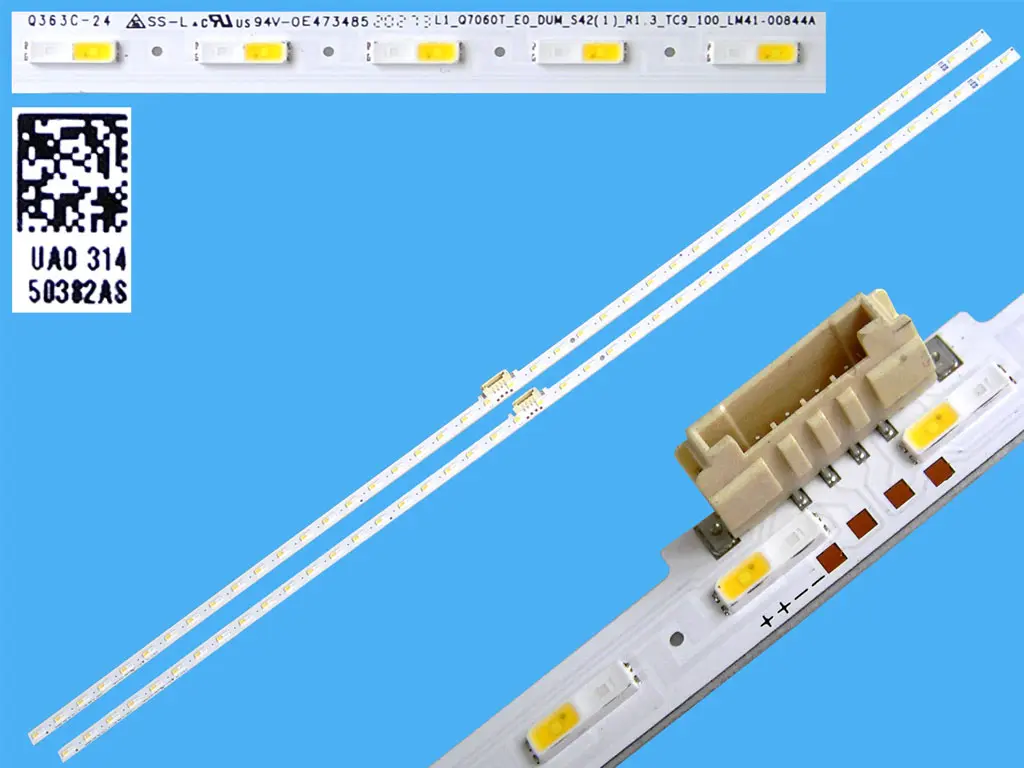 LED podsvit EDGE 540mm sada Samsung / LED Backlight edge 540mm - 42 LED BN96-50382A / LM41-00844A / L1_Q7060T_E0_DUM_S42(1)_R1.3_TC9_100