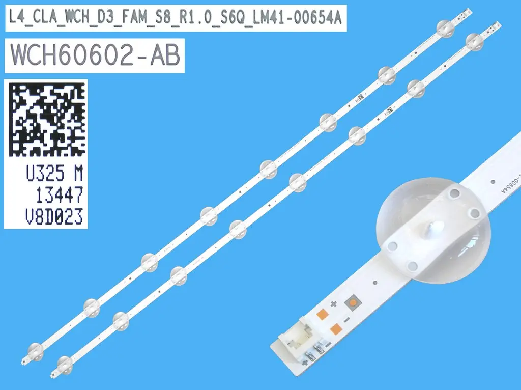 LED podsvit sada 815mm Grundig celkem 2 pásky / DLED Backlight Trident Arcelik_43_Clarity LM41-00654A / L4_CLA_WCH_D3_FAM_S8_R1.0_S6Q_LM41-00654A / WCH60601-AB / WCH60602-AB