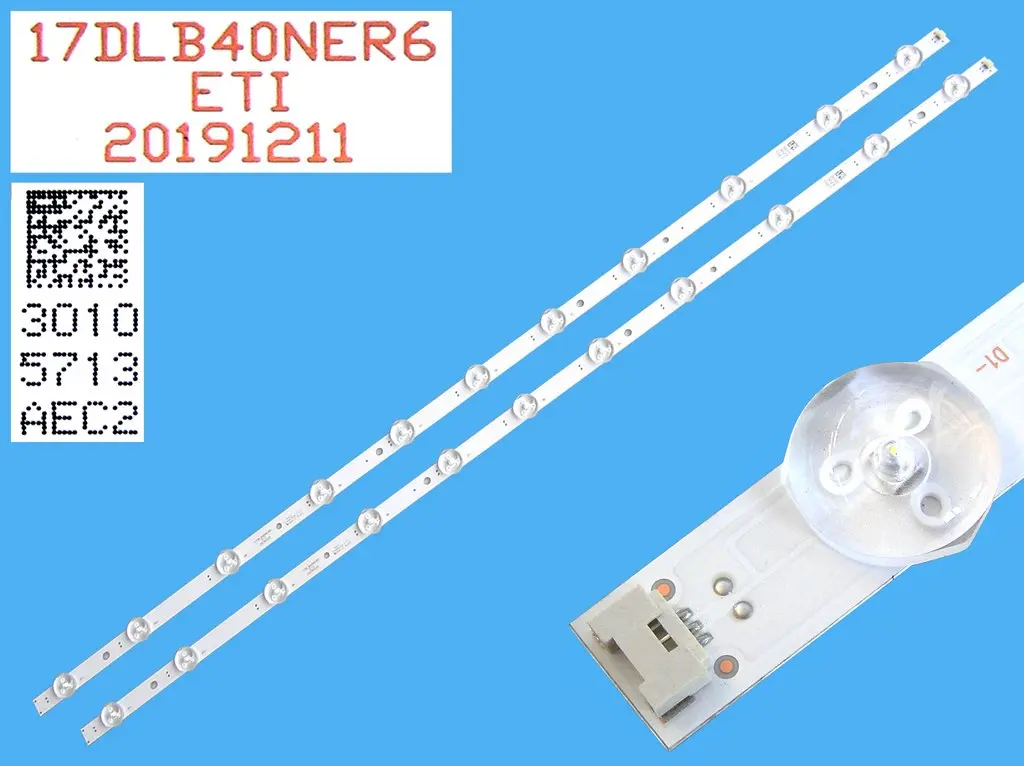 LED podsvit sada Vestel 40UHD celkem 2 pásky 745mm / D-LED BAR 17DLB40NER6 / 30105713