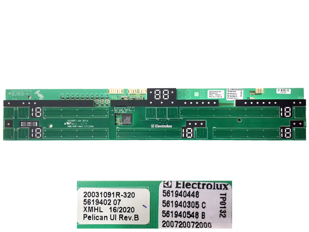 Modul elektroniky ovládání indukční varná deska AEG IKE85471FB, 9825619404487