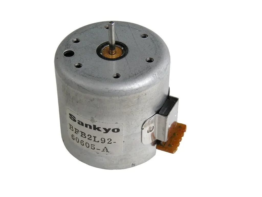Motor magnetofonu 12V CCW levotočivý velký Sankyo BFB2L92 dvourychlostní