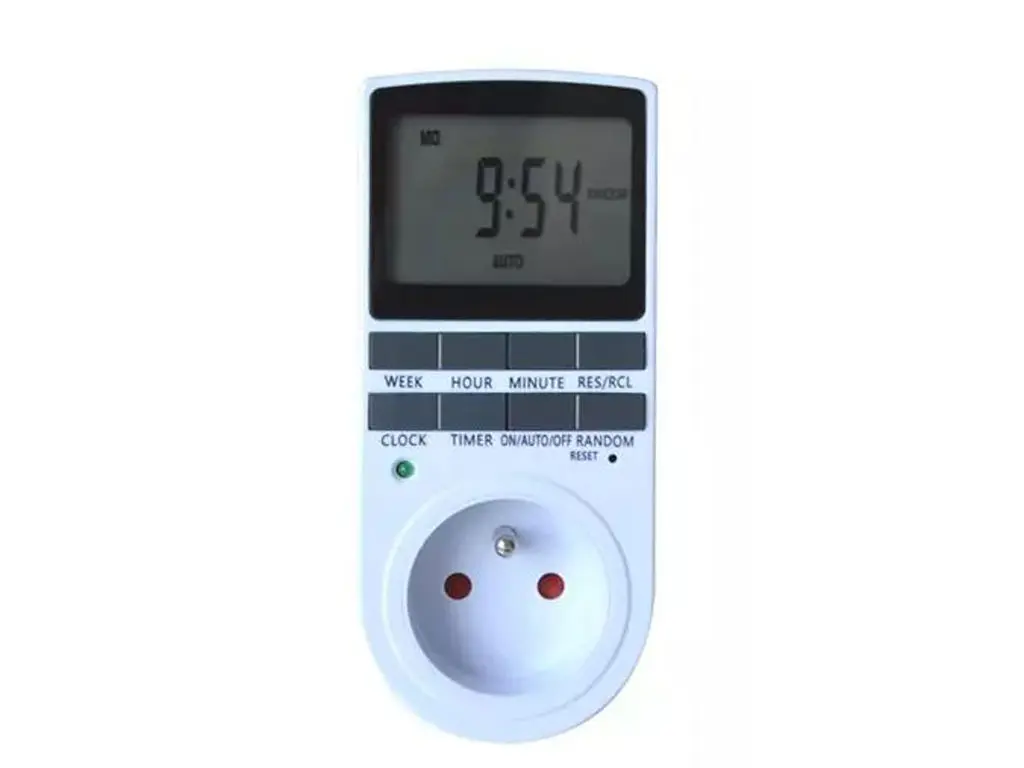 Geti EF4 digitální spínací zásuvka venkovní IP44, časovač