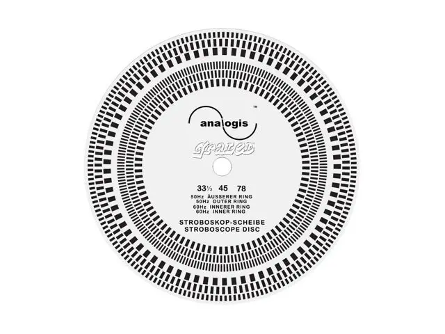 Stroboskopický disk pro nastavení gramofonu Perfect Pitch Analogis 6108