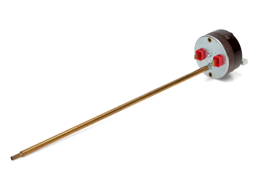 Termostat do bojleru 74°C, s tepelnou pojistkou 92°C, RECO 7492RTDL