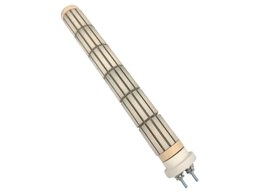 Topné těleso do bojleru 1200W / 2 x 600W / 48V 6čl., l=385mm, keramické topné těleso