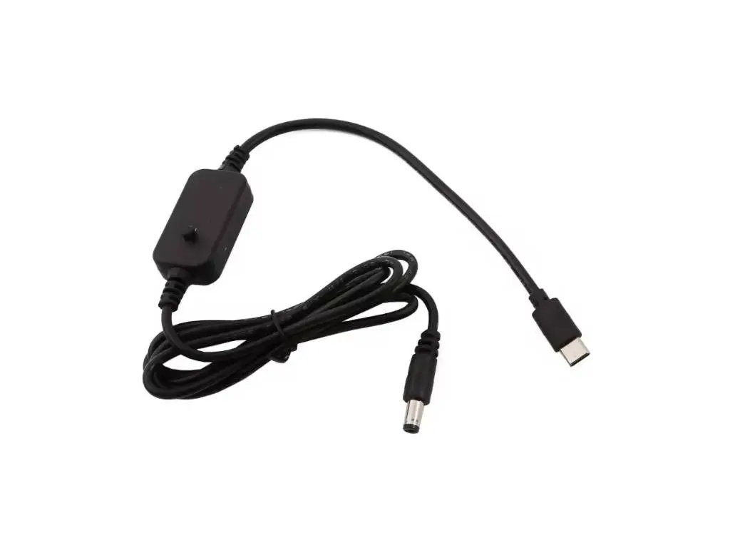 USB-C na 5.5x2.1mm PD trigger kabel, nastavitelné výstupní napějtí 5.0V, 9.0V, 12.0V, 15.0V, 20.0V dle možností PD zdroje