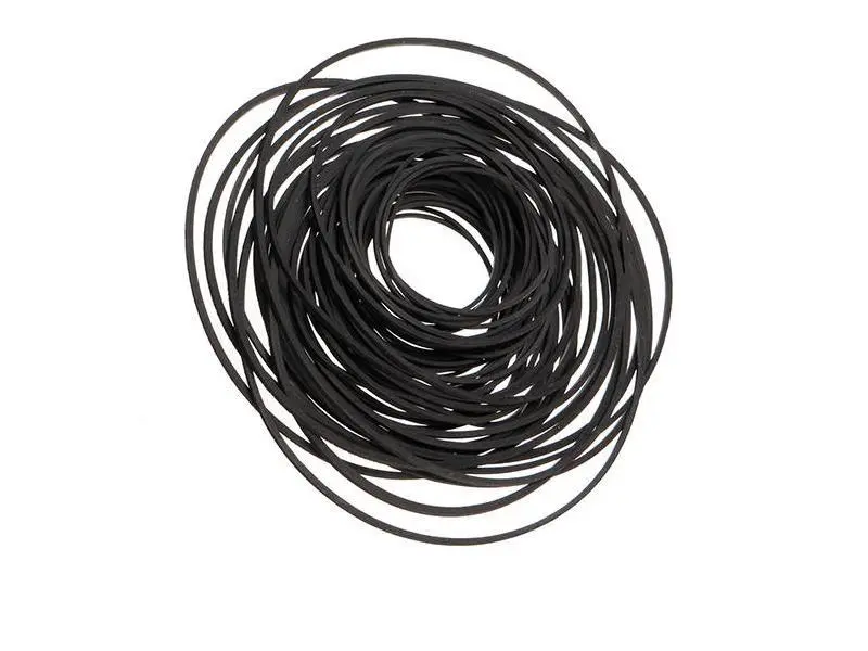 řemen sada 50ks různých čtvercových řemenů pro kazetové magnetofony