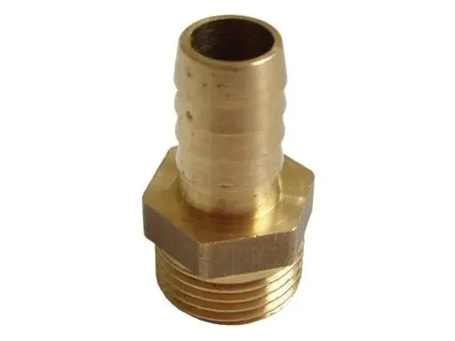 Mosazný hadičník 1/2"x12mm vnější závit