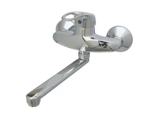 Dřezová nástěnná baterie s ramínkem "R", rozteč 100 mm, ELLE 2046/10