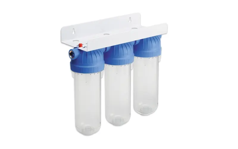 Vodní filtr FS3 ENTRY TRIO / EMI (1") 8 BAR, 30°C pro filtraci řádové vody, včetně filtračních patron