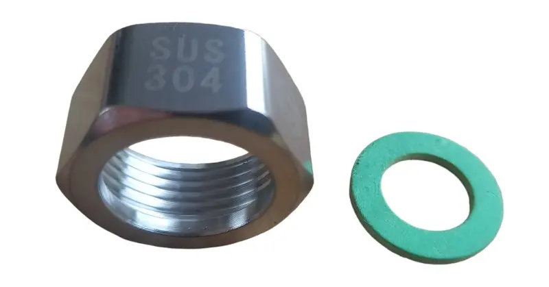 Převlečná nerezová matice 3/4" k nerezovému vlnovci
