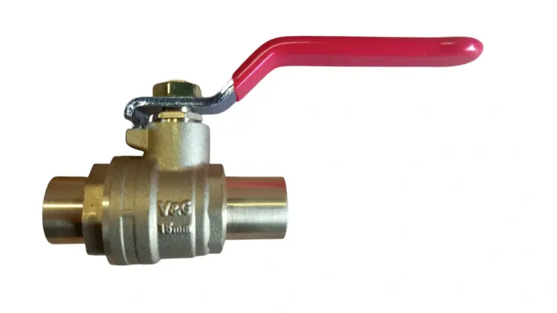 CU Kulový kohout PÁJECÍ 15 x 15mm PN16 Páka