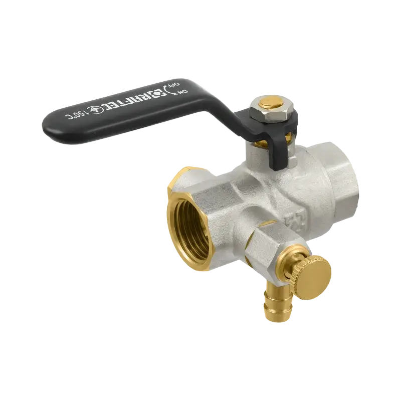 Kohout kulový s odvodněním 1/2" PN50