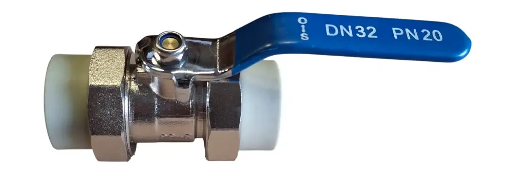 PPR Kulový kohout 32mm s varným rozebíratelným šroubením