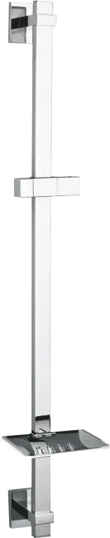 POSUVNÁ TYČ S MÝDLENKOU, HRANATÁ, 65 CM