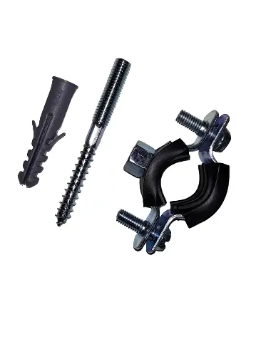 Objímka s gumou 87-92 mm 3" se šroubem a hmoždinkou