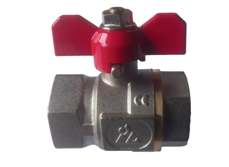 Kulový kohout s motýlem 3/8" FF PN 30