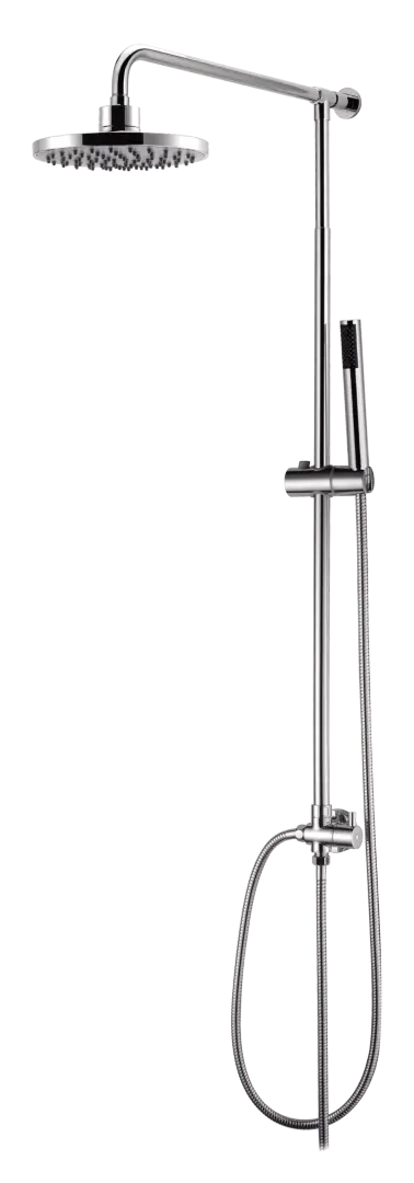 Nástěnný sprchový set bez baterie s připojením spodním 3/4", CHROM