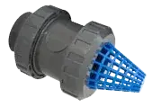 PVC zpětná klapka se sacím košem 50mm