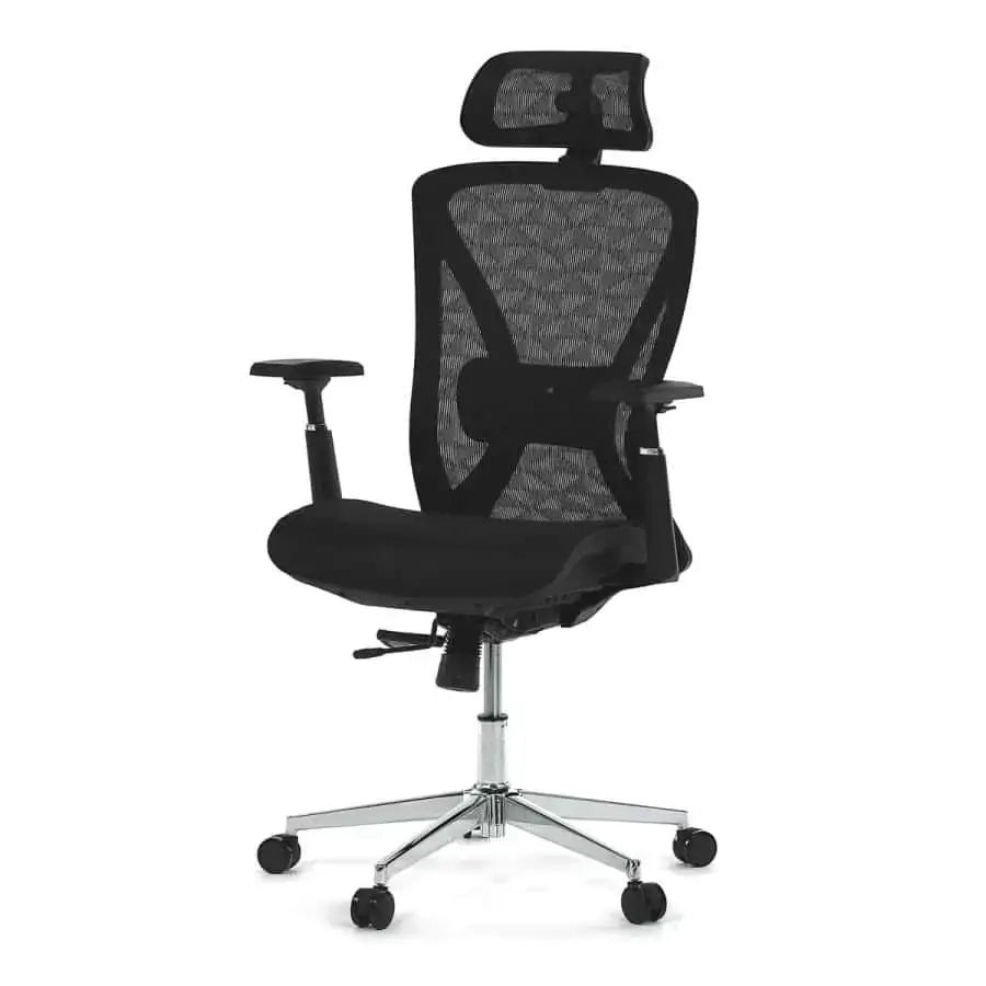 Kancelářská ergonomická židle FLIP — síť, černá Autronic