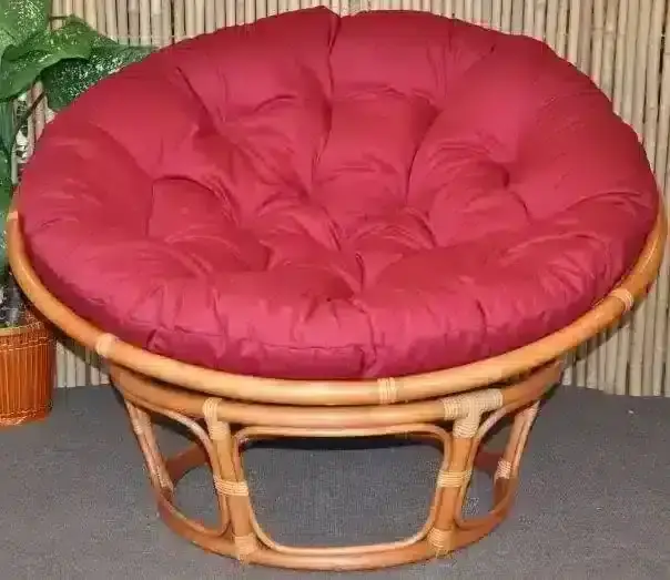 Axin Trading Ratanový papasan 110 cm - medový polstr