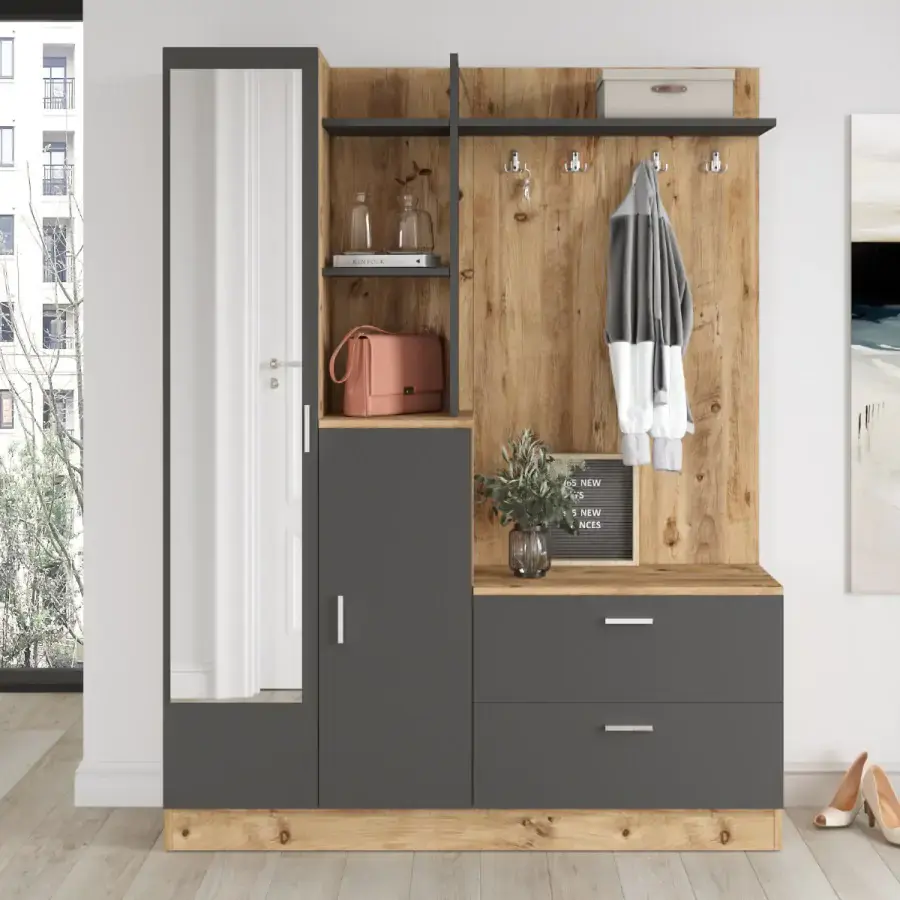 Casarredo Předsíňová sestava JOPLIN, borovice/antracit