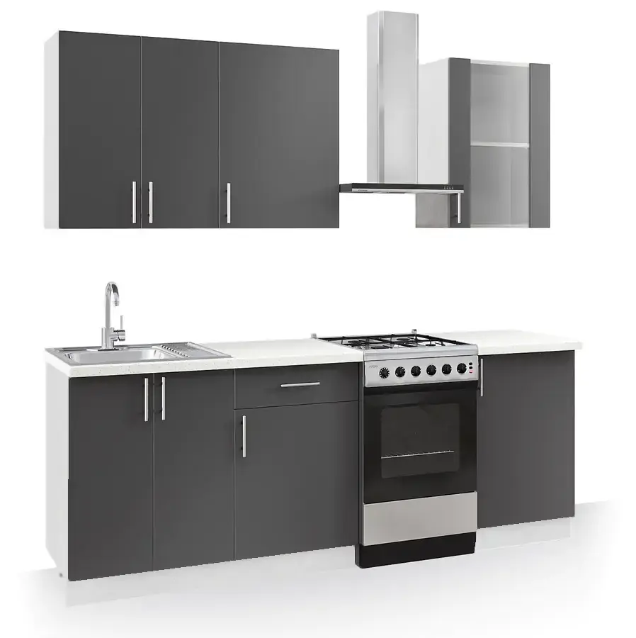 Casarredo Kuchyně FELIPE B 160 bílá/antracit