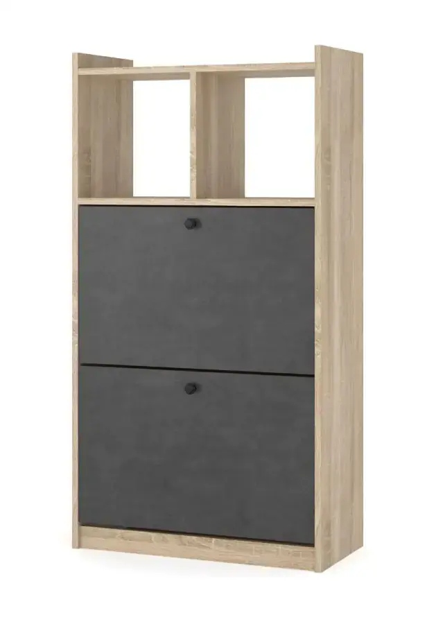 Casarredo Výklopný botník PIZZO - dub sonoma