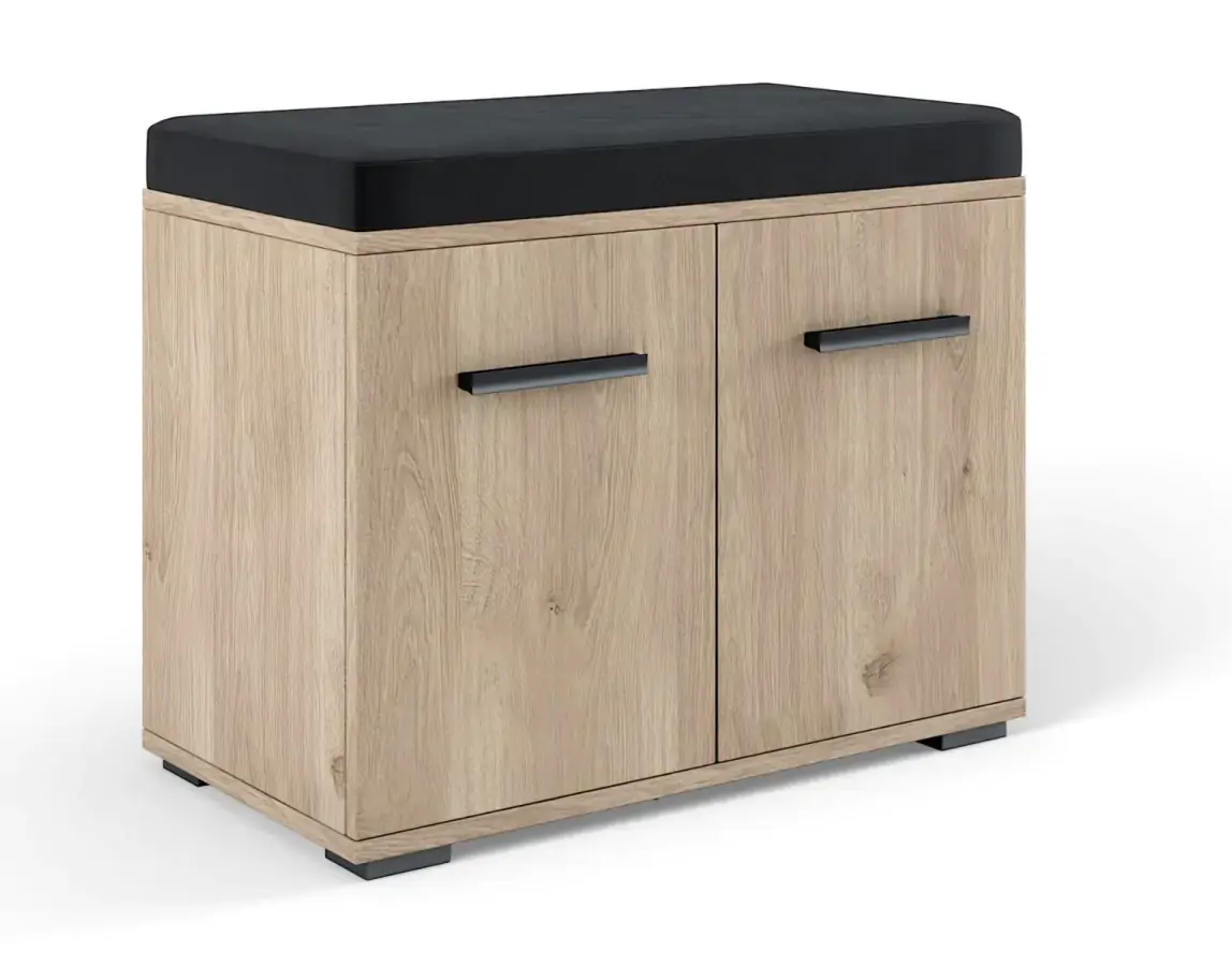 Casarredo Botník ZEMURA - dub/černá