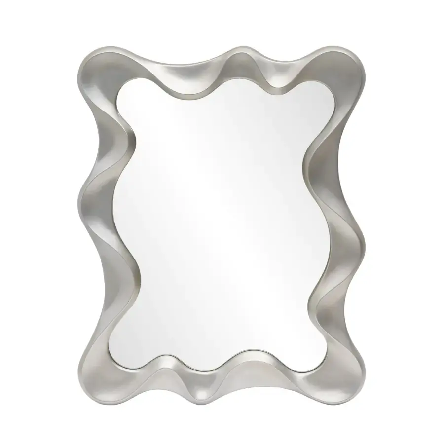 HALMAR Nástěnné zrcadlo DECO stříbrné