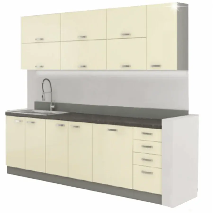 Tempo Kondela Kuchyňská linka PRADO - krémová