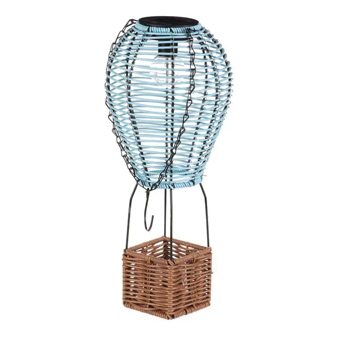 Solární lucerna balón s LED osvětlením PLA113 BLUE-L